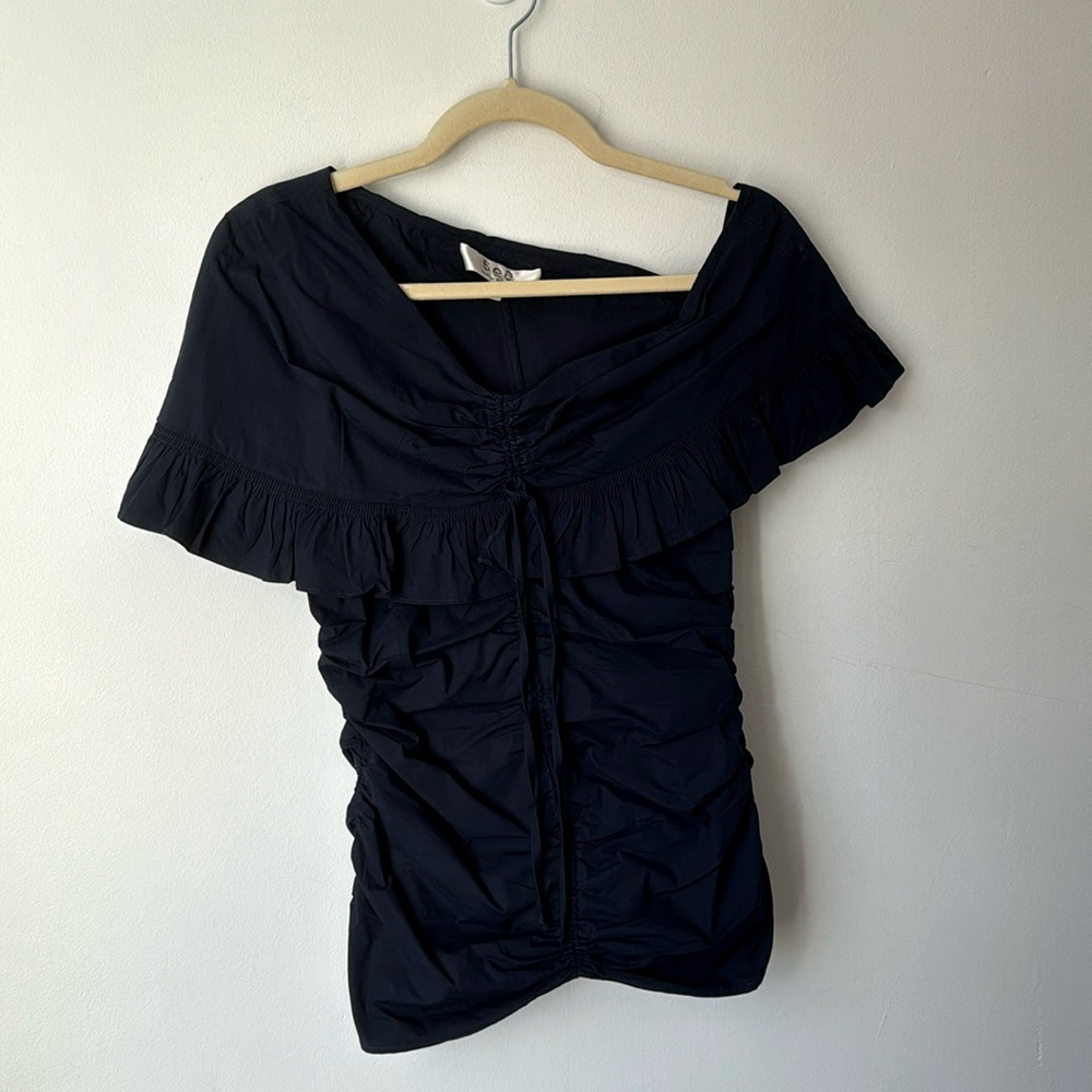 SEA NY drop shoulder top